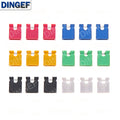 100PCS/lot 2.54mm Jumper Cap Short Circuit Block Connector Hat Closed Open Long Handle for Pin Header Male Female PCB