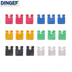 100PCS/lot 2.54mm Jumper Cap Short Circuit Block Connector Hat Closed Open Long Handle for Pin Header Male Female PCB