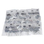 Resistor Kit 1W 2W 3W 5W 5% 30Kinds X 10PCS Carbon Film Resistance 0.1-750 ohm Set 1k-820K 30Kinds X 5PCS