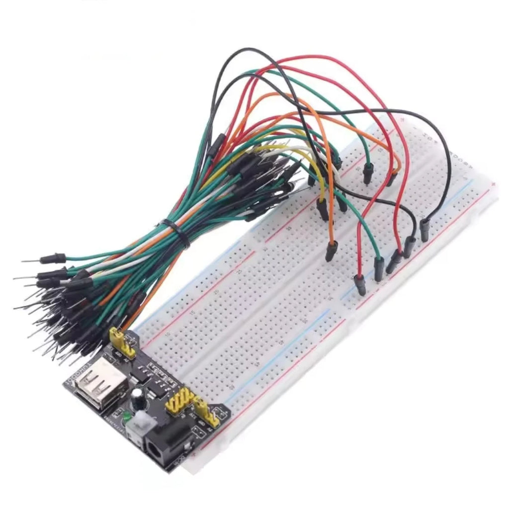Mb-102 Mb102 Breadboard 400 830 Point Solderless Pcb Bread Board Test Develop Dupont Line Diy For Arduino Laboratory Syb-830