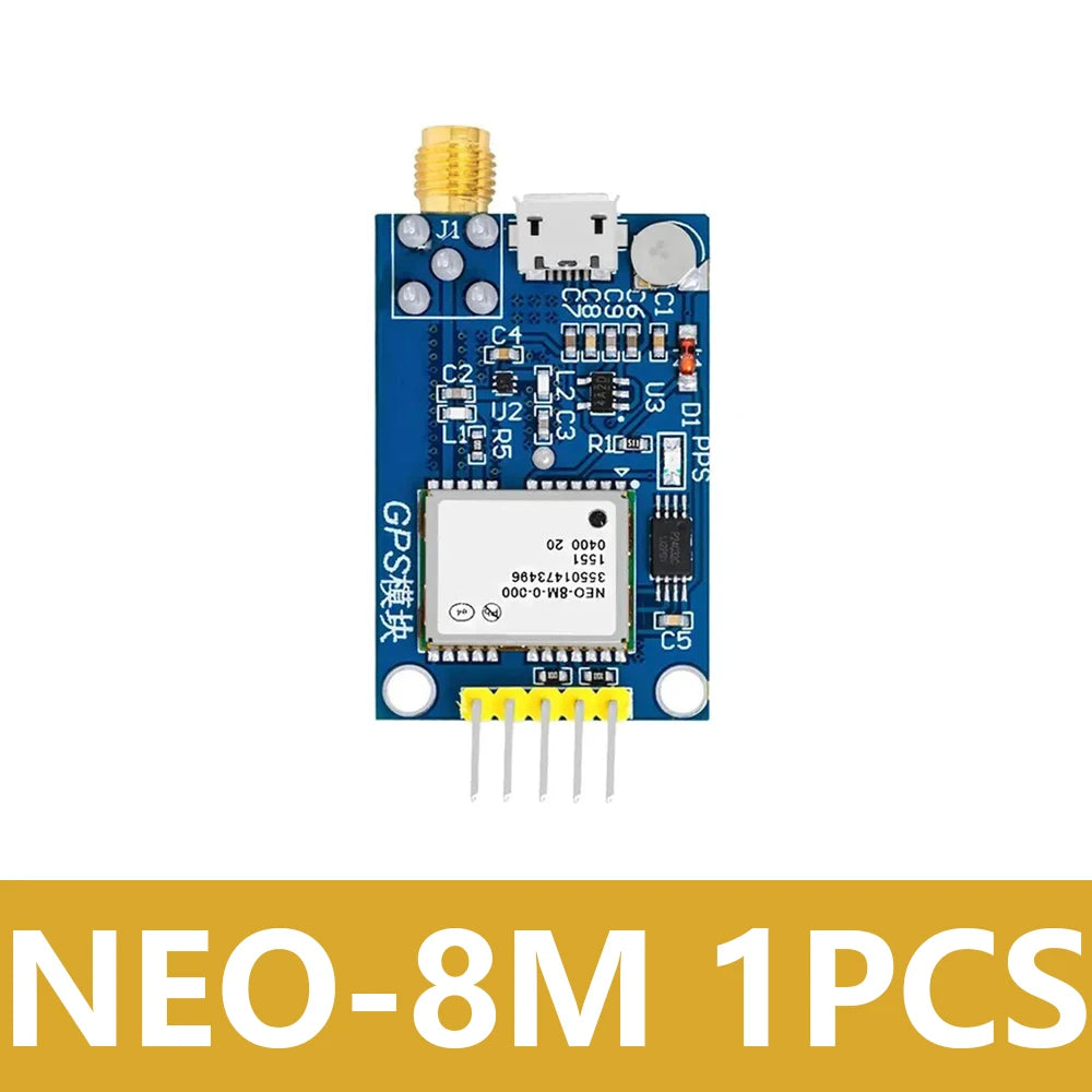 1PCS~8PCS GPS NEO-6M NEO-7M NEO-8M NEO-9m Satellite Positioning Module Development Board for Arduino STM32 C51 Microcontroller