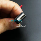 1 Piece USB Male and Female Head to XH2.54-2P Terminal Wire, 2-Core Power Cable, USB Socket to PH2.0 Terminal Adapter Cable