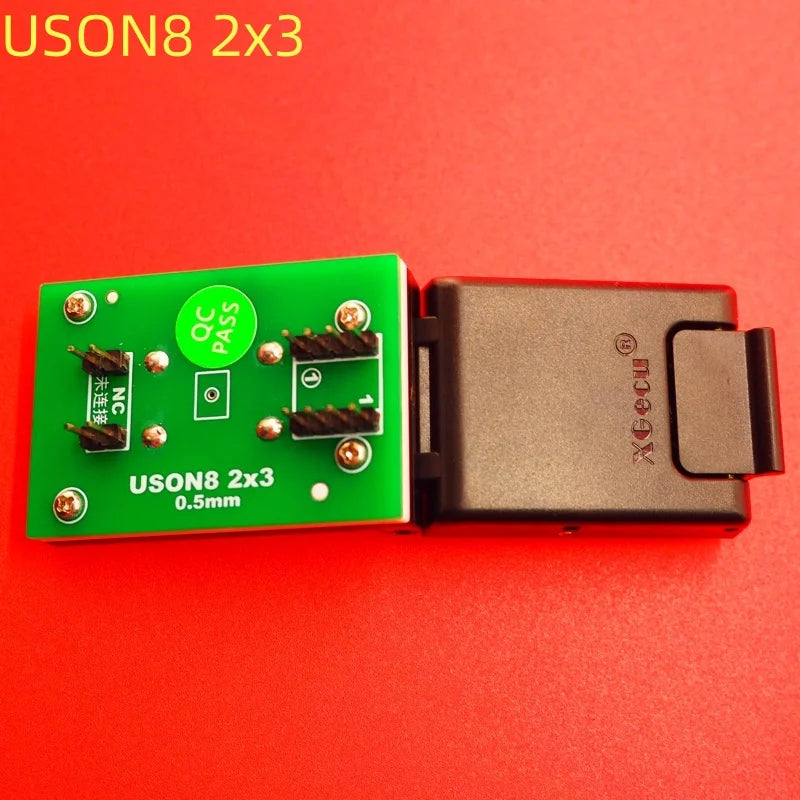 100% Original XGecu QFN8 WSON8 USON8 DFN8 2X3 or 4X4 IC Socket universal adapter for SPI NAND NOR Flash (T48)