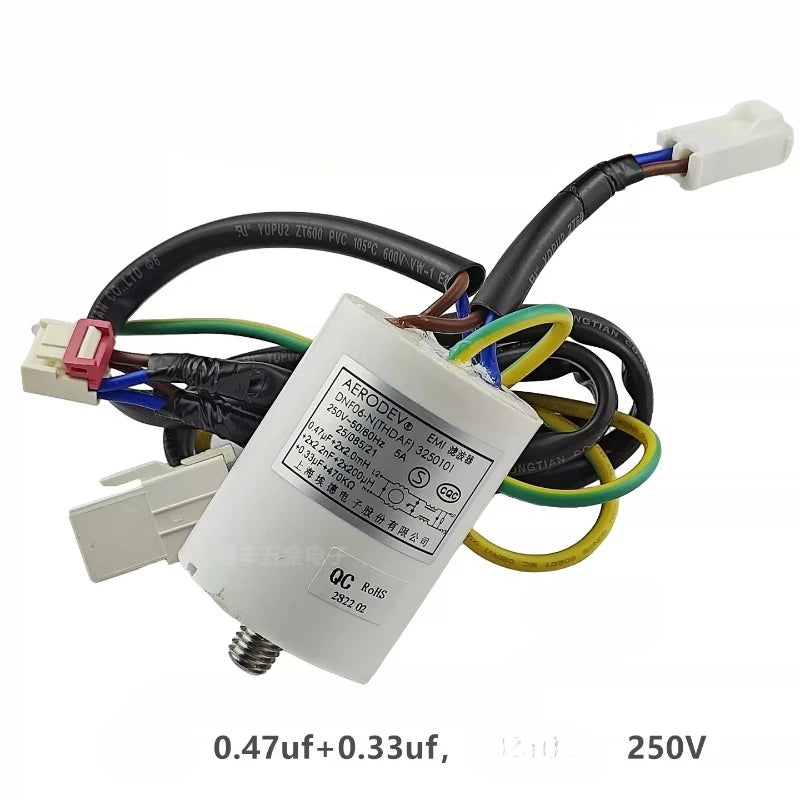 Suitable for Haier refrigerator filter capacitor 0.47uf+0.33uf YC-04ATTX-03