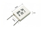10PCS BPR56 5W Non-inductive Ceramic Cement Resistance 0.01R 0.015 0.022 0.025 0.02 0.033 0.047 0.05 0.1 0.15 0.2 0.25 0.5 1 Ohm
