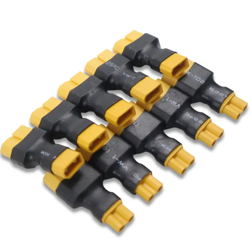 XT60 to XT30 Plug Adapter Converter Connector Male/Female for FPV Drone RC Lipo Battery Charger ESC Accessory Drone Parts DIY