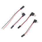 (HB05)90 Degree Motorcycle Interface USB-Micro Type C 90 Degree Male+JST Plug USB To JST/SYP Terminal Interface Cable Connector