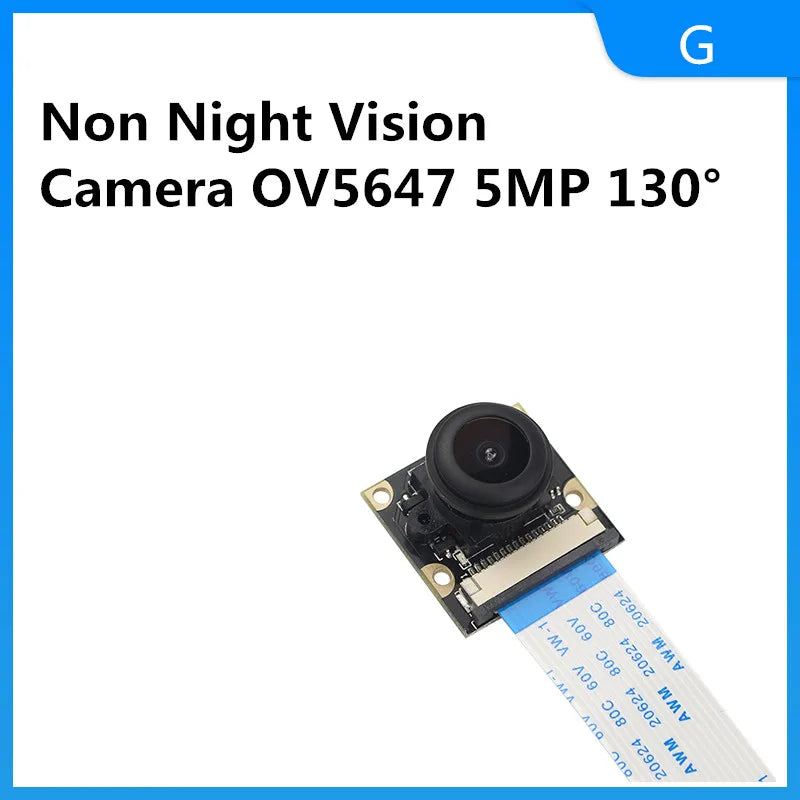 Raspberry Pi 4 Camera 5MP 1080P Night Vision Fisheye IR-CUT Camera Infrared Light OV5647 Webcam for Raspberry Pi 4B 3B+ 3B Zero