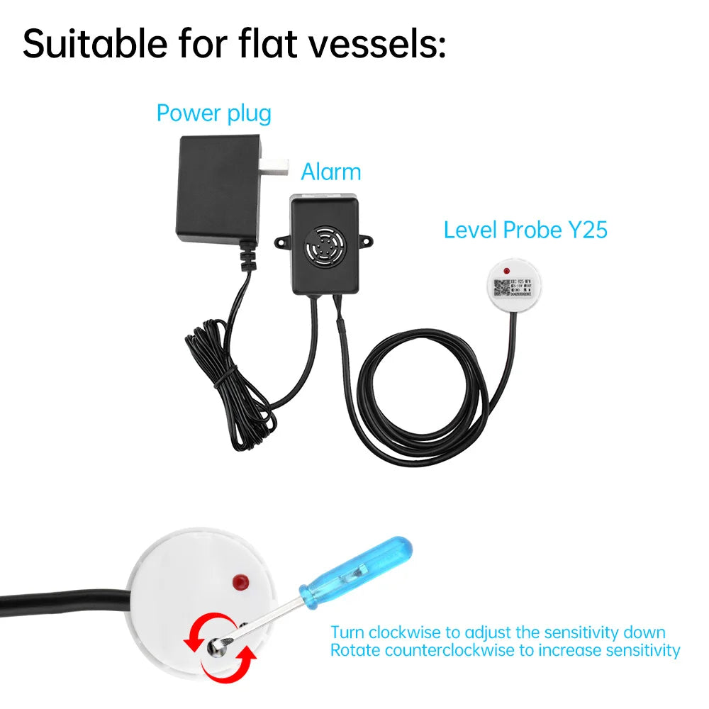 XKC-Y25 Capacitive Liquid Level Sensor Non-contact Water Detection Sensor Power Supply Accessories