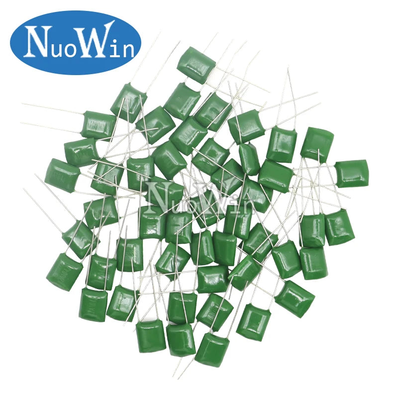 50pcs/Lot 100V Polyester Film Capacitor 1NF 2.2NF 4.7NF 10NF 47NF 100NF 2A331 2A102 2A222 2A472 2A512 2A103 2A223 2A473 2A104