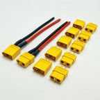 XT60 Male Female Bullet Connectors Plug Adapter With 14AWG 100mm Silicon Wire XT-60 Male Female Connector For RC Lipo Battery