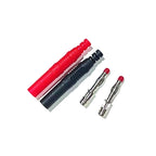 10Pcs/set Straight Insulated Safety 4mm Male Banana Plug Wire Solder DIY Connectors
