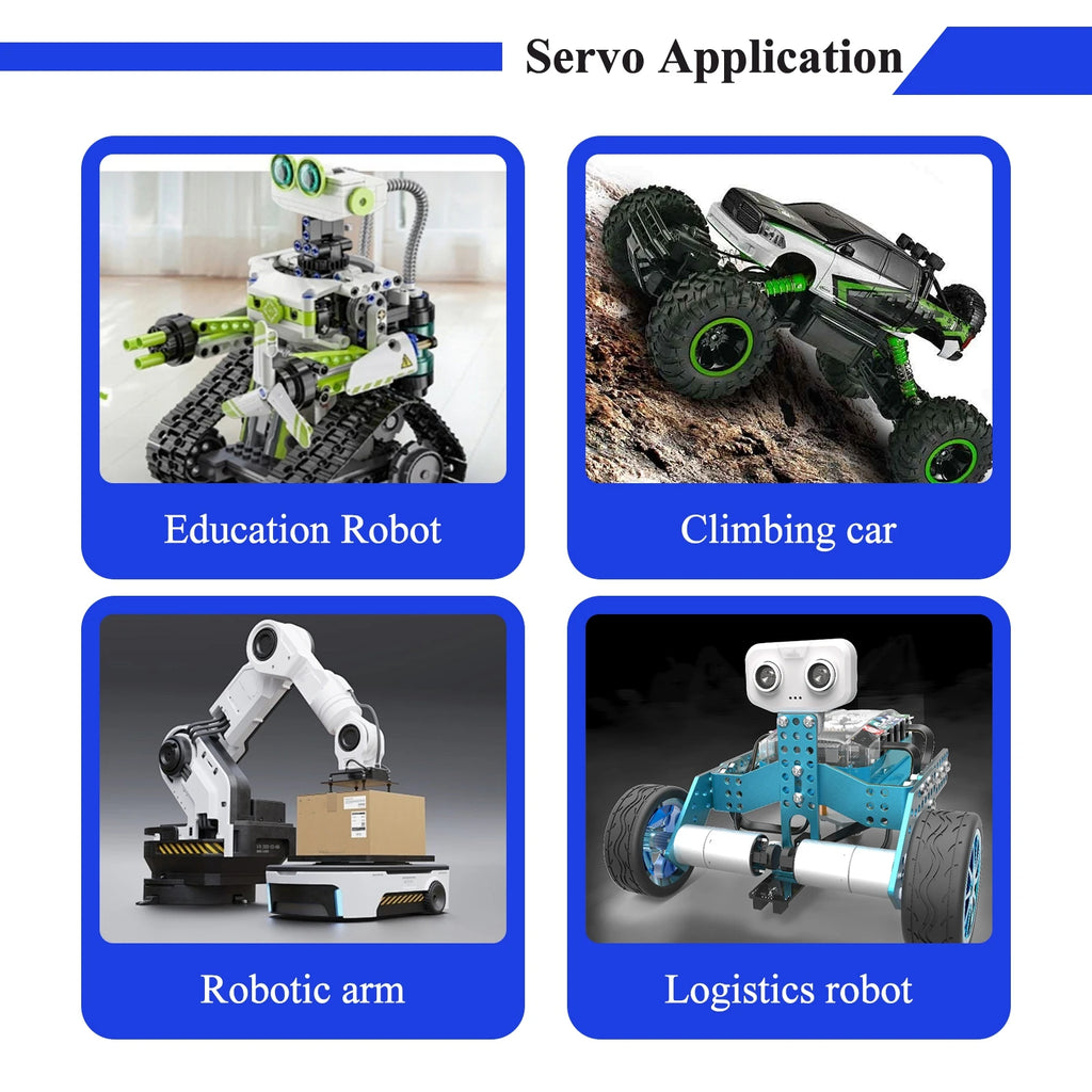 Feetech FS90R RC Servo 1.5KG 4.8-6V 360 Degree Continuous Rotation Micro Motor Wheel for Smart Robot Microbit RC Car Boat Drones