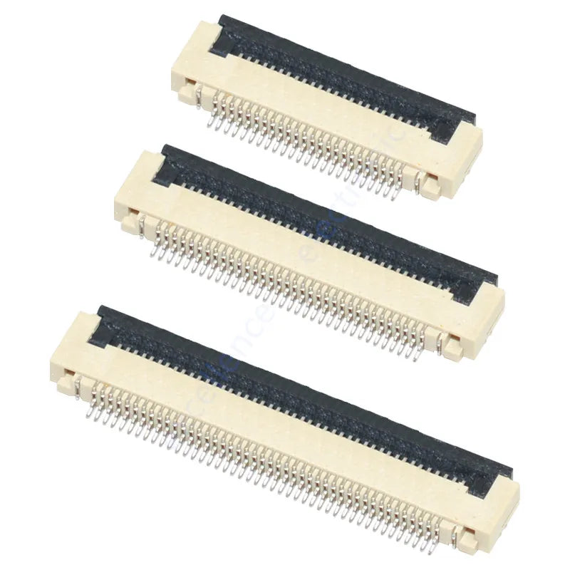 5PCS FFC/FPC Connector Flat Cable Socket 0.5MM Adapter 4/5/6/8/9/10/12/14/16/18-40P Down Flip Type