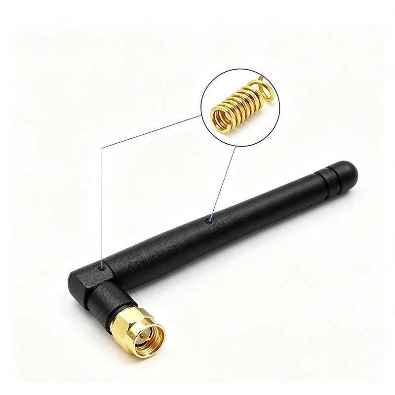 WiFi Antenna 6DBI 2.4GHz Foldable Glue Stick Antenna SMA Male Connector 2400-2500MHz Signal Booster For WiFi Router Wireless
