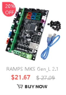 RAMPS MKS Gen-L V 2.1 1.0 Control Board 3D Printer Parts With TMC2209 TMC2208 Uart Mode Gen L for Ramps1.4 A4988 DRV8825