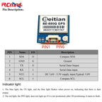 Beitian GPS Module BE-180 BE-220 BE-250 BE-280 BE-450 with Antenna M10 GNSS Ultra-low Power GNSS Receiver for Vehicle Drones