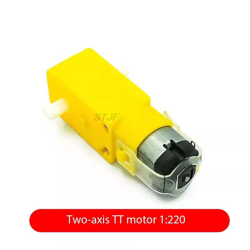 TT Motor 130 Motor Smart Car Gear Motor Robot Gear Motor Smart Car Double Shaft Yellow