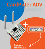 CC1101 NRF24L01 2-in-1  Module with Case for M5Stack Cardboard ADV  Suitable for Bruch firmware
