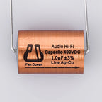 Free Shipping 2pcs/lot Tianji MKP Series Metallized polypropylene polar Audio Hi-Fi capacitor Line Ag-Cu ±3%
