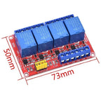 1 2 4 6 8 Channel 5V 12V 24V Relay Module Board Shield with Optocoupler Support High and Low Level Trigger for Arduino