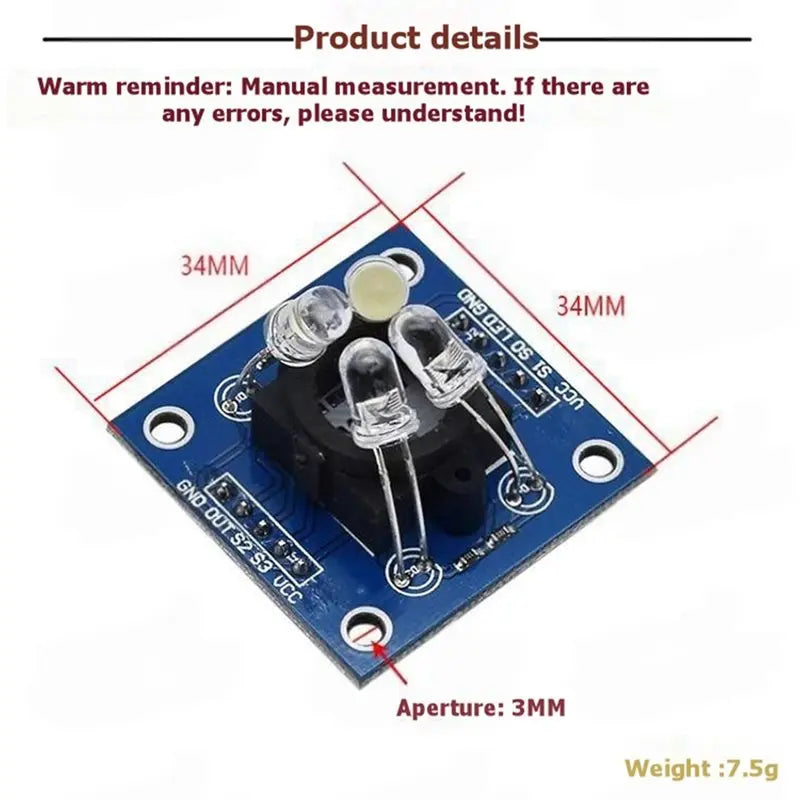 GY-31 TCS3200 Color Recognition Sensor Module Detector Board-Y41A