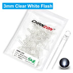 100Pcs 3mm 5mm Led Diode Flashing White Red Green Blue Yellow RGB Fast Slow Flash Diffused Clear Color Changing Light Emitting