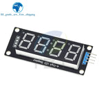 TM1637 LED Display Module for Arduino 4 Digit Tube 7 Segment 0.56 inch Time Clock Indicator Module Red Blue Green Yellow White