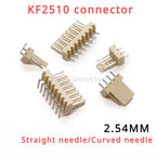 50/100PCS KF2510 connector straight pin socket bent pin socket 2.54MM 2A 3AW 4 5 6 8 10 12P