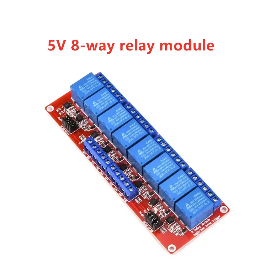 1-5Pcs DC 5V 9V 12V 24V 1 Channel Relay Module With Optocoupler Shield Board High Low Level Trigger Power Supply Module Arduino