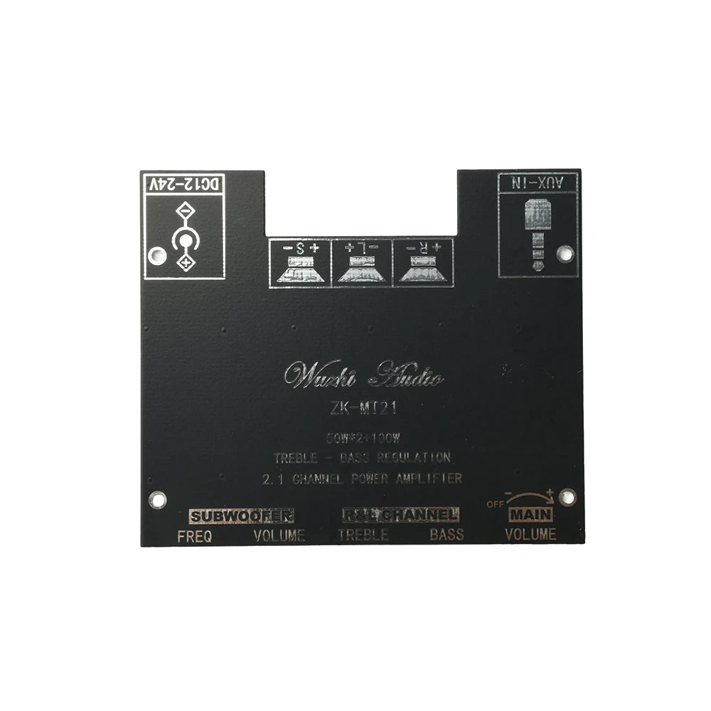 2.1 Channel BL Digital Power Amplifier Module with Subwoofer Output High Low Bass Adjustment 100W+50W+50W High Fidelity Bluetooth 5.0 Audio Board