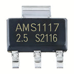 50/100Pcs AMS1117-1.2V 1.5V 1.8V 2.5V 3.3V ADJ SOT-223 SOT-89 AMS1117CD-5.0 TO-252 Adjustable/Fixed Low Dropout Linear Regulator