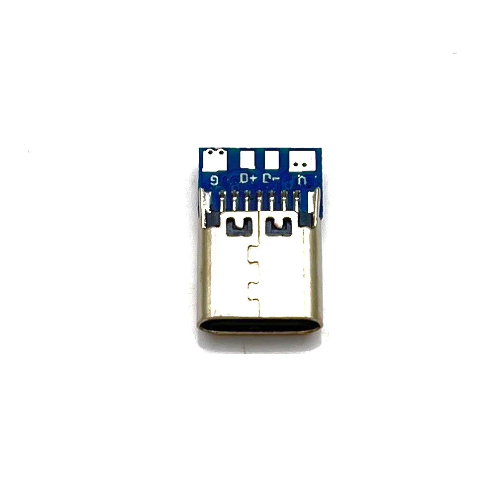 USB 3.1 Type C Male/Female Connectors Jack Tail 24pin USB Male Plug Electric Terminals Welding DIY Data Cable Support PCB Board
