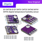 Digalai GY-SHT30-D GY-SHT31 SHT35 SHT40 SHT41 SHT45 digital temperature humidity sensor