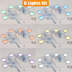 1 2 3 5 6 8 Lihgts RGB LED Cabinet Light 12V WiFi Bluetooth 24Key 44Key Remote Control Power Kit for Kitchen Wardrobe Lighting