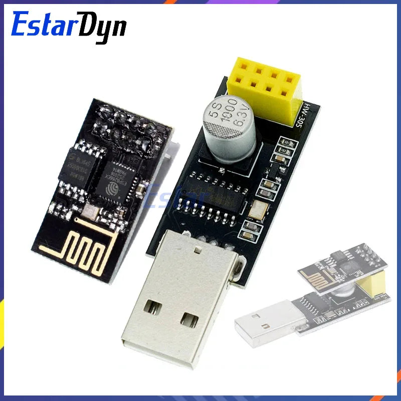 Estardyn ESP01Programmer Adapter UART GPIO0 ESP-01 Adaptater ESP8266 CH340G USB to ESP8266 Serial Wireless Wifi developent Board