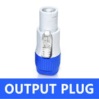 5pcs Powercon Connector 3 Pin Power Plug Adapter Lockable Cable Connector Chassis Socket NAC3FCB 3pin Male Plug Adapter