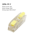 Universal Quick Electrical Wire Connectors Compact Splicing Terminal Blocks Push-in Home Cable Connectors 10Pcs