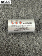 AEAK Polypropylene film capacitor audio coupling frequency division MKP capacitor 400v 0.68UF 1.5UF 2.2UF 3.3UF 4.7UF~22uf ±3%