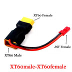 XT60 XT T Plug Female to Male JST Male / Female Adapter For RC Helicopter Quadcopter LiPo Battery Plug Connector