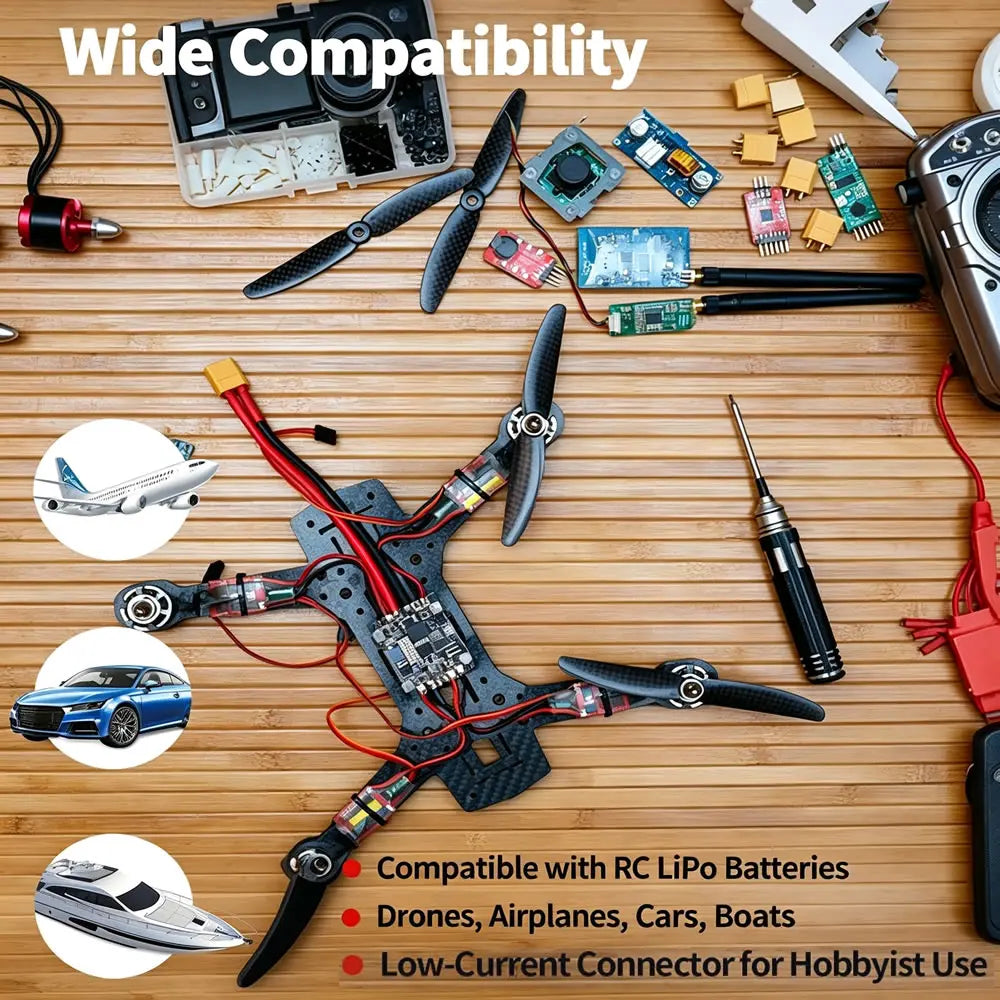 XT30 Connector Plug Female / Male XT30 Bullet Connector with Welding Fixtures for RC Battery Connector, RC Lipo Battery Car Boat