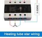 LCTC 3-Phase  SSR10A 25A 40A 60A 80A 100A 120A DC to AC AC to AC DC to DC Solid State Relay Zero-crossing Relay 3-32VDC