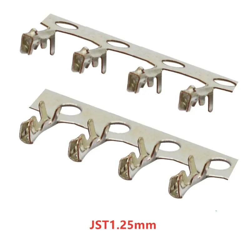 100pcs SH1.0 JST1.25 PH2.0 HY2.0 XH2.54 VH3.96mm Terminal Wire Cable for Housing 1.0 1.25 2.0mm 2.54mm Female Male Connector