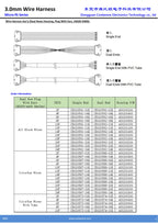 43025-0800 to 43020-0800 Extension Cable, 430250800 to 430200800 Female to Male Cable, Molex Micro Fit 3.0 Cable, 8P