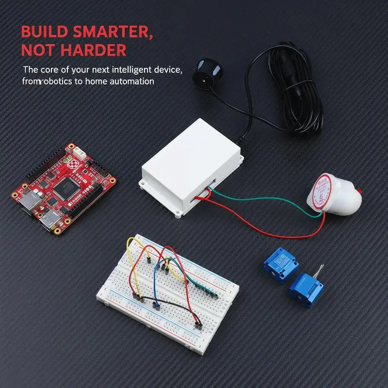 Ultrasonic Ranging Sensor With Buzzer Relay Output Distance Measuring Module Adjustable Range 5cm-500cm Reversing Radar Sensor