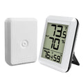 LCD Digital Thermometer Hygrometer Wireless Weather Station Thermo-hygrometer 328ft Remote Sensor  Resolution for Home Garden