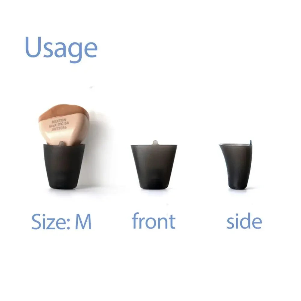 Siemens Signia Rexton Vibe Hearing Aid Open Dome Connexx Click Sleeve Vented Eartips for Open Fit and CIC ITC ITE Hearing Aids