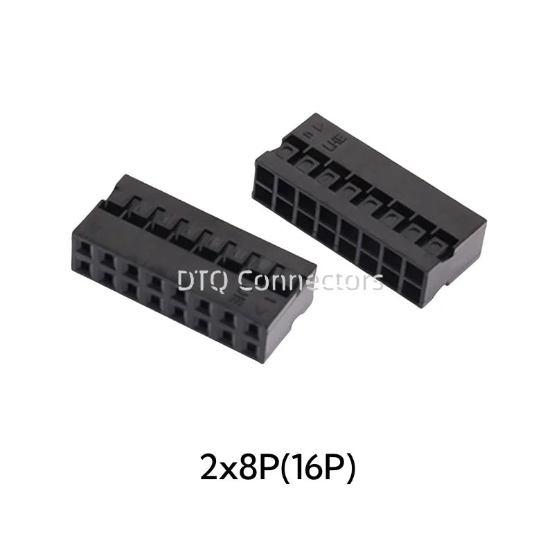 20PCS/Lot Dupont 2.0 Housing Plastic Shell 2.0mm Pitch Double Row Dupont Connector 2x2P/2x3P/2x4P/2x5P/2x6P/2x7P/2x8P