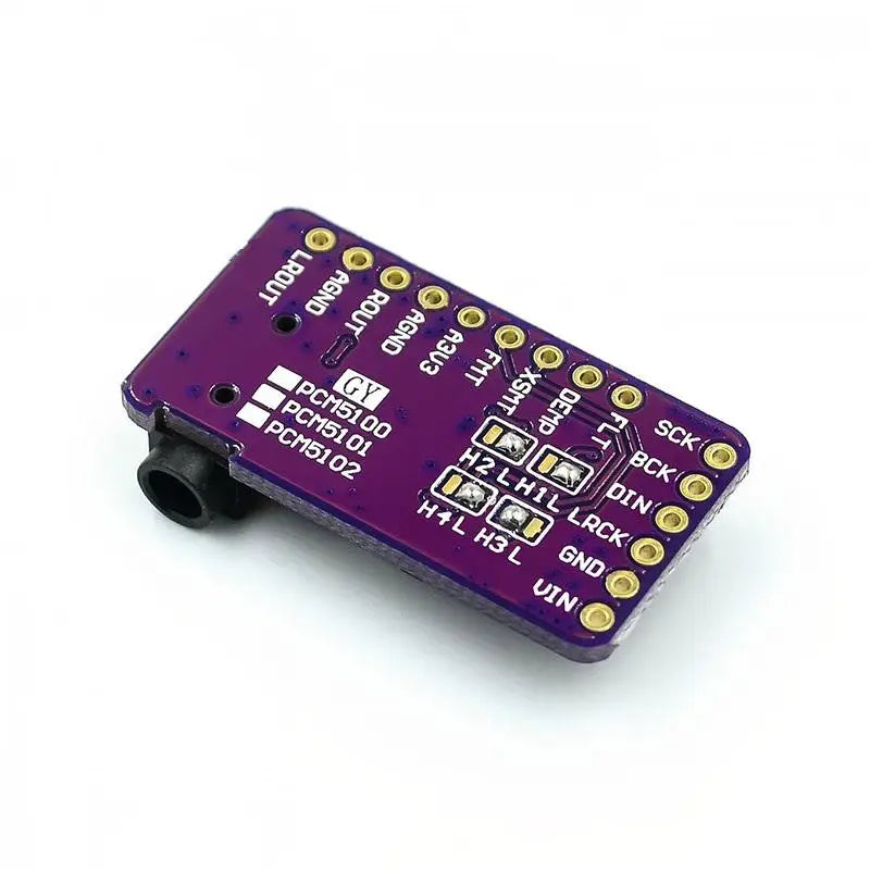 1 Set Player Module Interface I2S PCM5102A DAC Decoder For Raspberry Pi PHAT Format Board Digital PCM5102 Audio Board