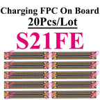 20Pcs Original Charging FPC Connector On Board For Samsung S25 S24 S23 S22 S21 S20 S10 Plus Ultra Note 20 10 Lite Mainboard Port